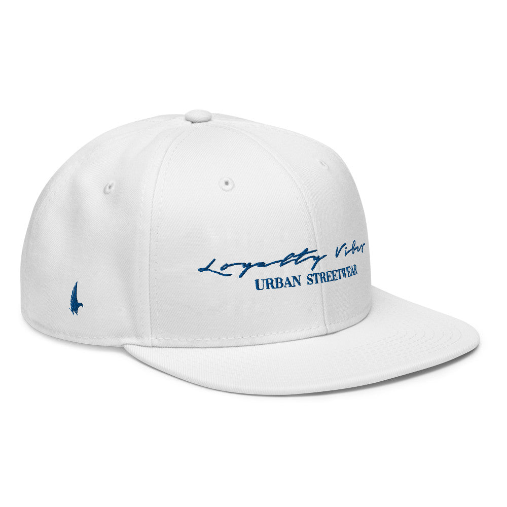 Loyalty Vibes Snapback Hat White OS Loyalty Vibes