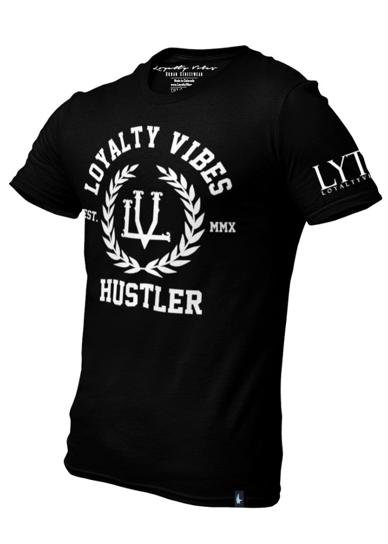 Hustler T-Shirt Black - Loyalty Vibes