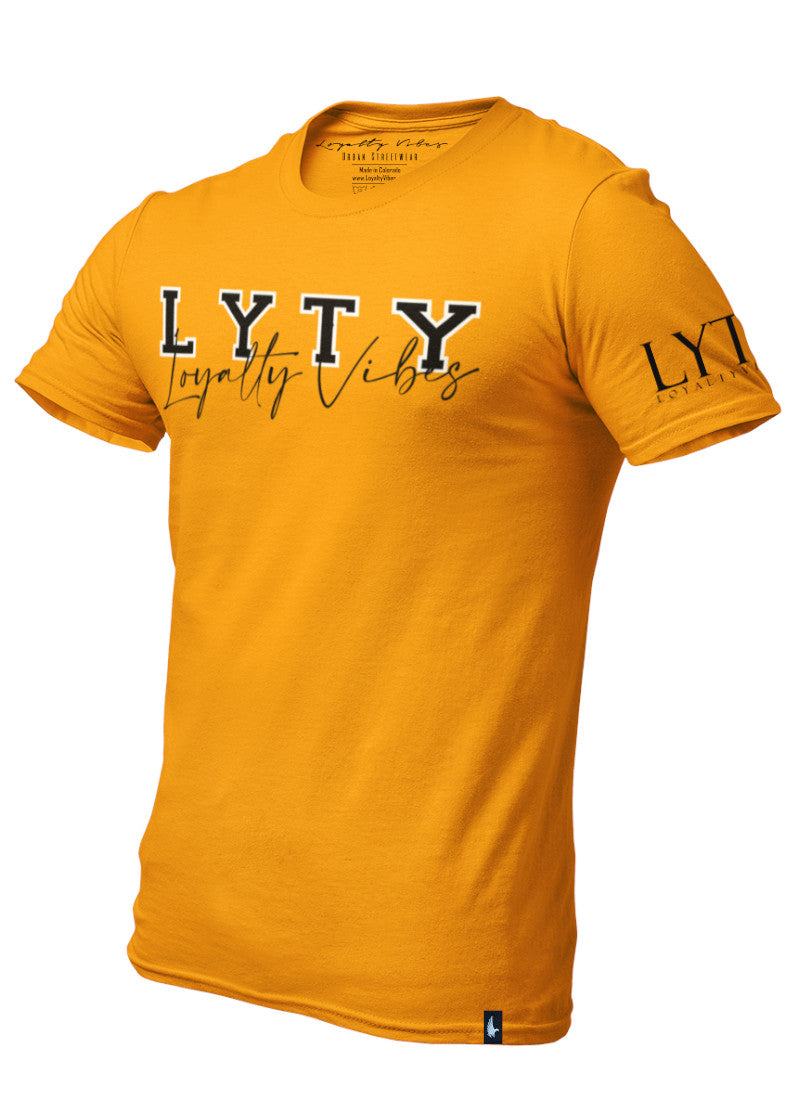 Loyalty Vibes Loyalty Vibes LYTY Logo Graphic Tee Gold