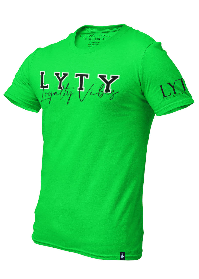 Loyalty Vibes Loyalty Vibes LYTY Logo Graphic Tee Green