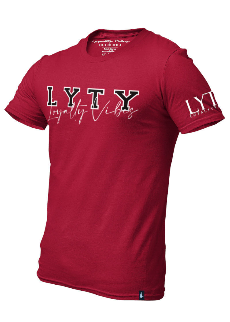 Loyalty Vibes Loyalty Vibes LYTY Logo Graphic Tee Maroon