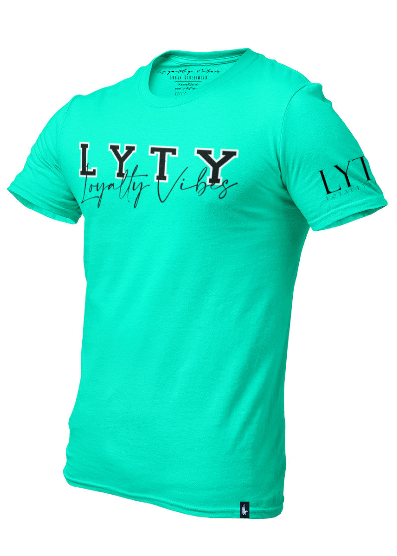 Loyalty Vibes Loyalty Vibes LYTY Logo Graphic Tee Teal