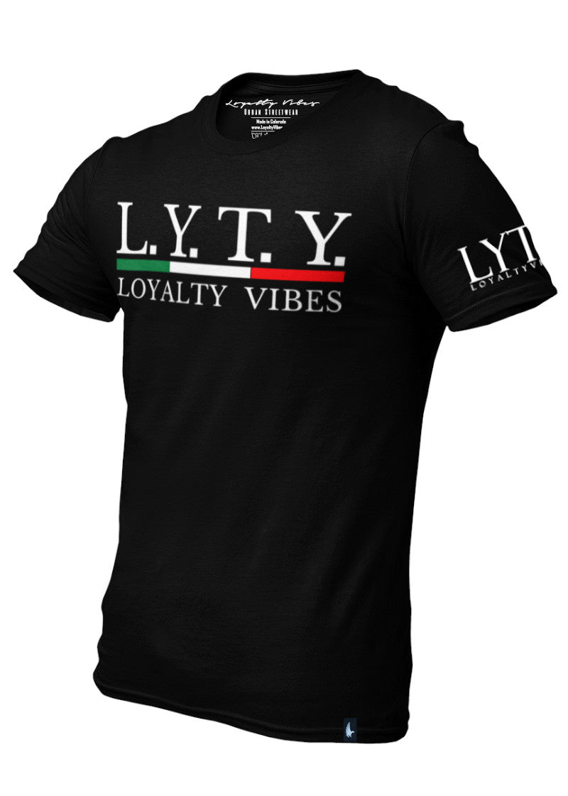 Loyalty Vibes Mexico Graphic T-Shirt Black Loyalty Vibes
