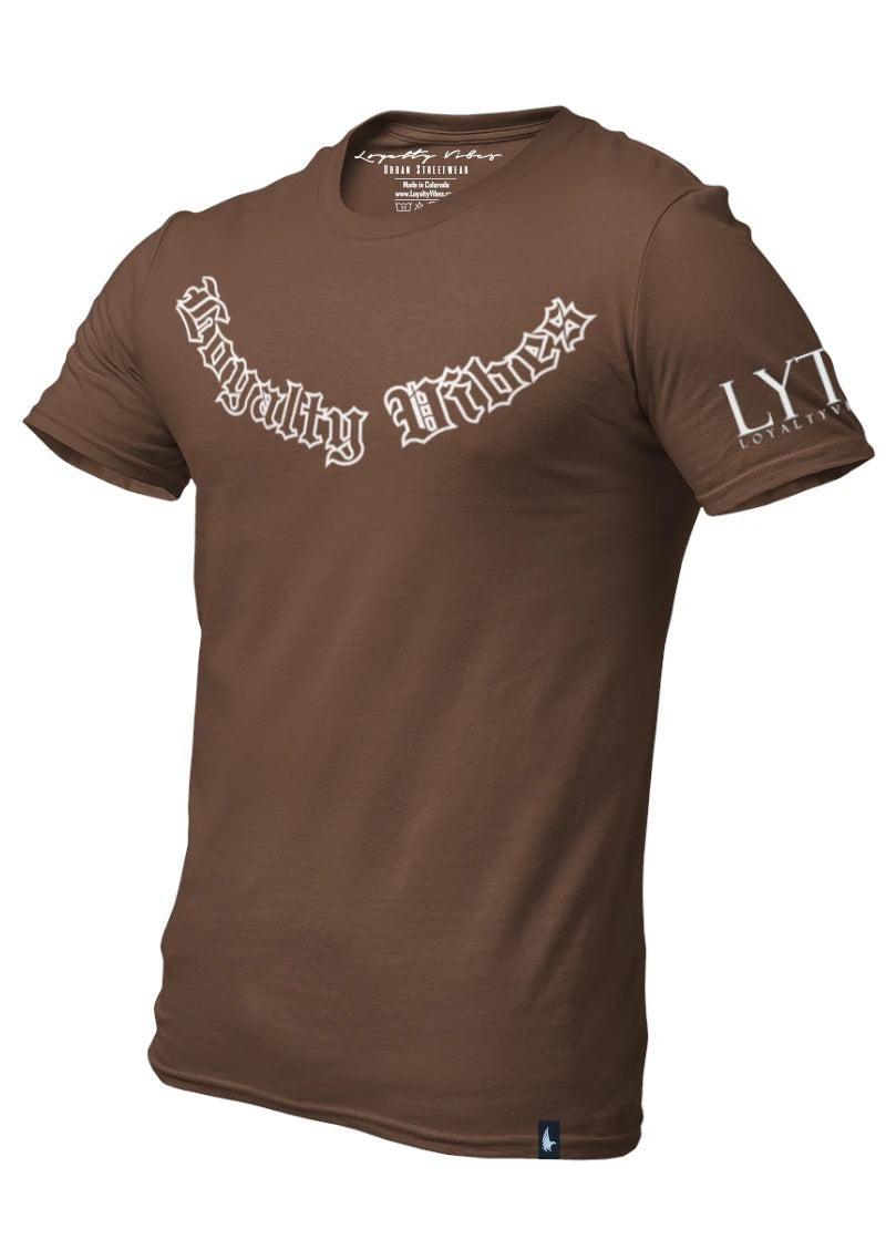 Loyalty Vibes OG Streetwear T-Shirt Brown Men's Loyalty Vibes
