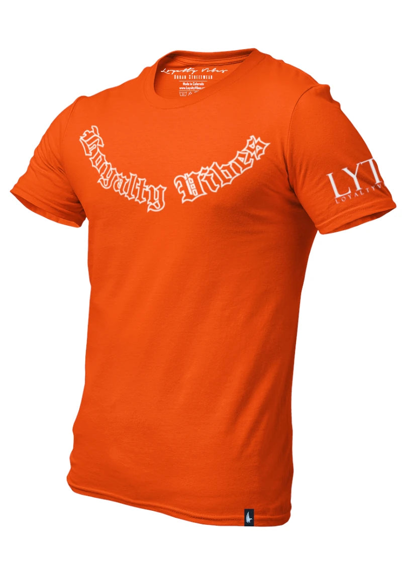 Loyalty Vibes OG Streetwear T-Shirt Orange Men's Loyalty Vibes