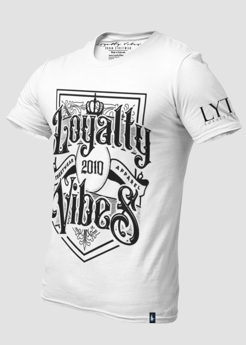 Loyalty Vibes Royalty T-Shirt White Loyalty Vibes