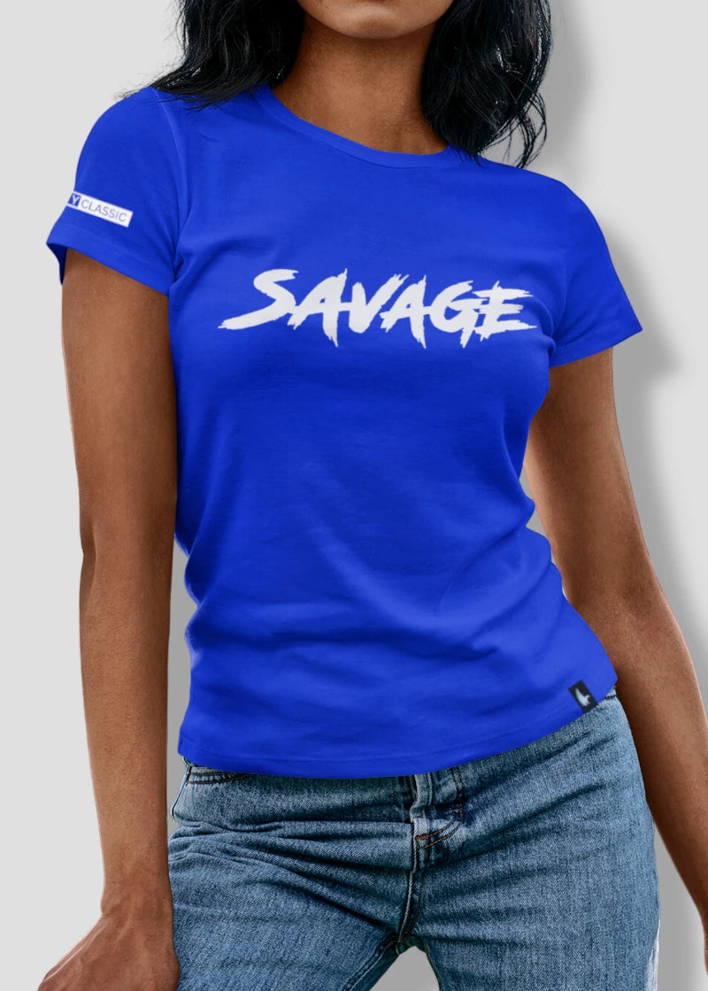 Loyalty Vibes Loyalty Vibes Savage Tee Blue