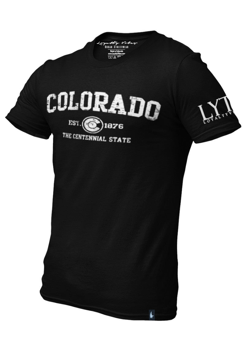 Loyalty Vibes Loyalty Vibes Sportswear Colorado Graphic T-Shirt Black