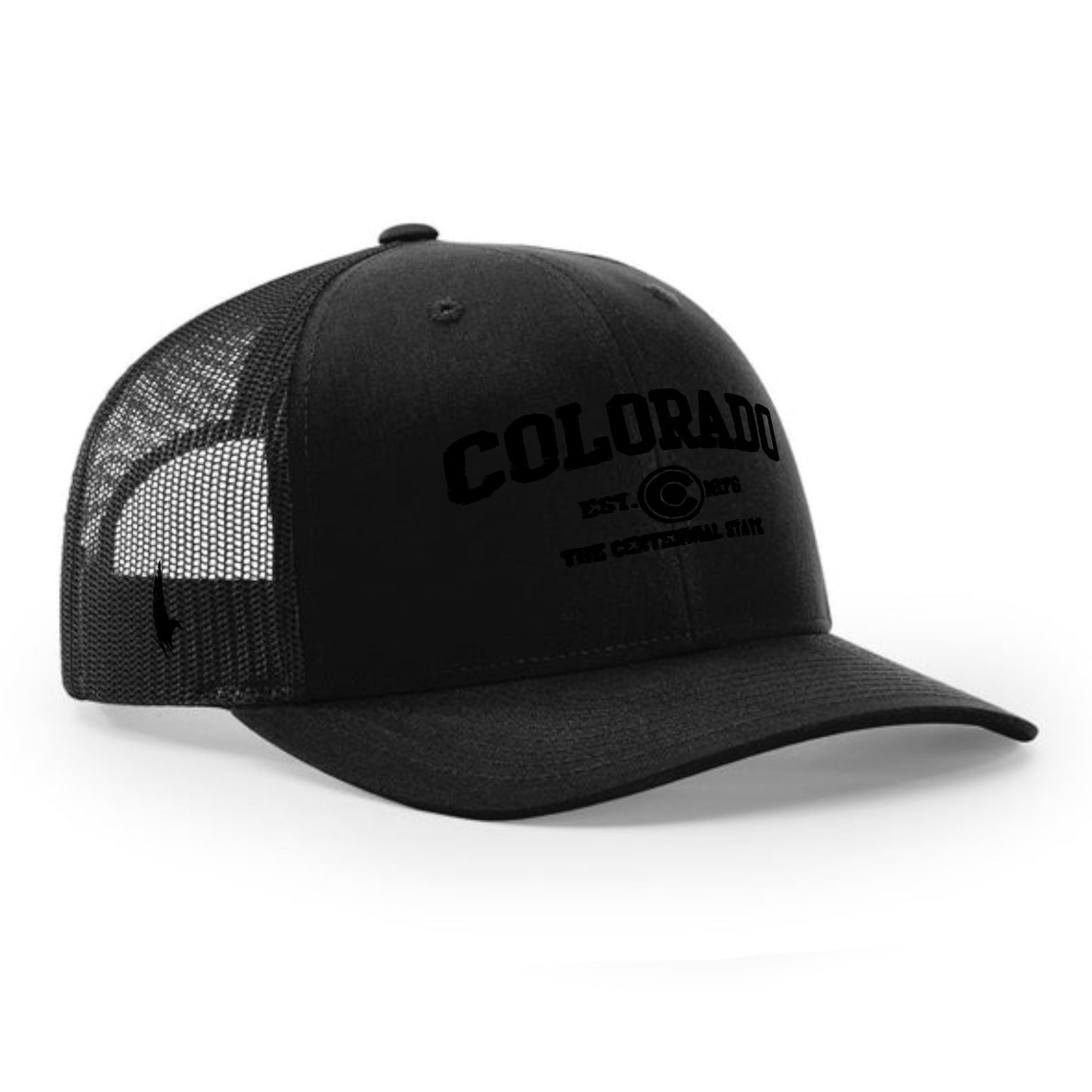 Loyalty Vibes Sportswear Colorado Trucker Hat Black Out OS Loyalty Vibes