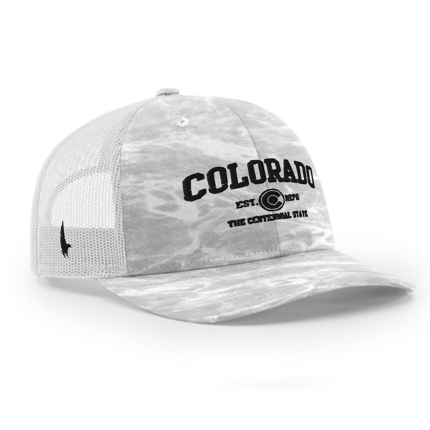 Loyalty Vibes Sportswear Colorado Trucker Hat Grey Breeze Black OS Loyalty Vibes