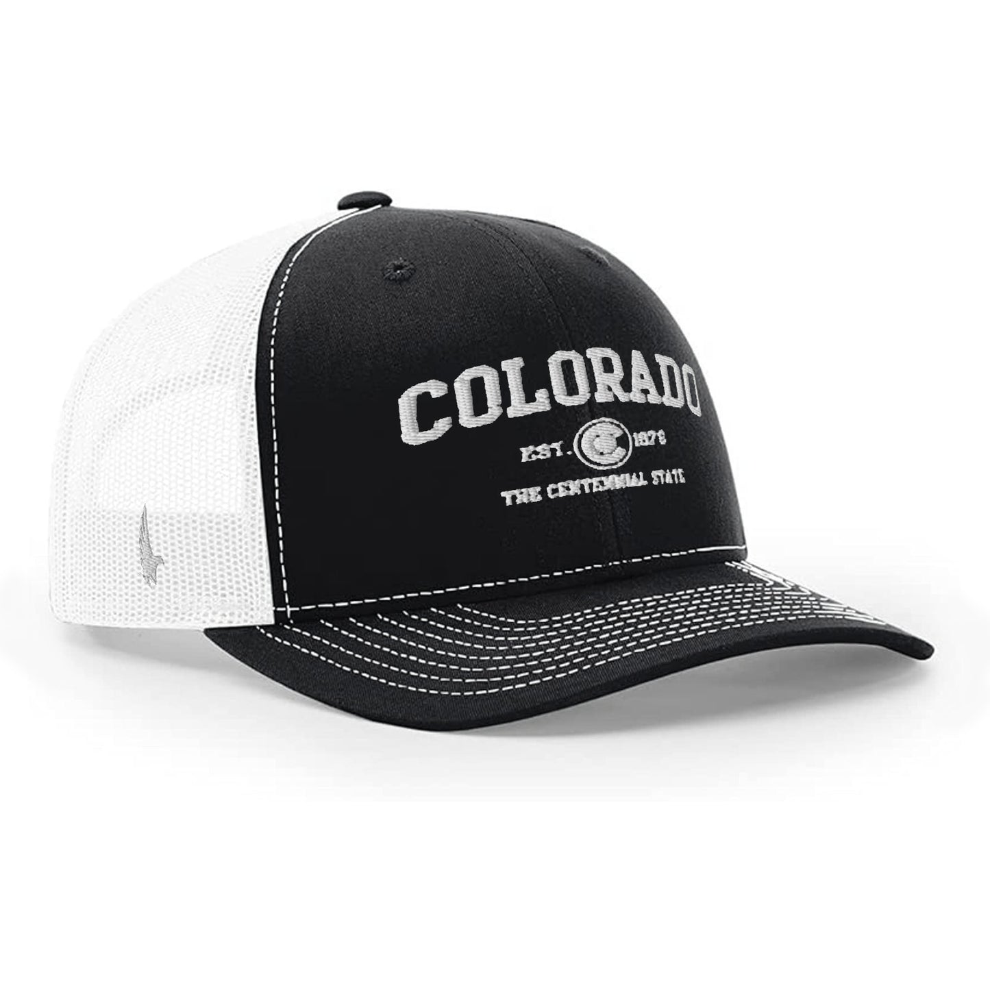 Loyalty Vibes Sportswear Colorado Trucker Hat White Black OS Loyalty Vibes