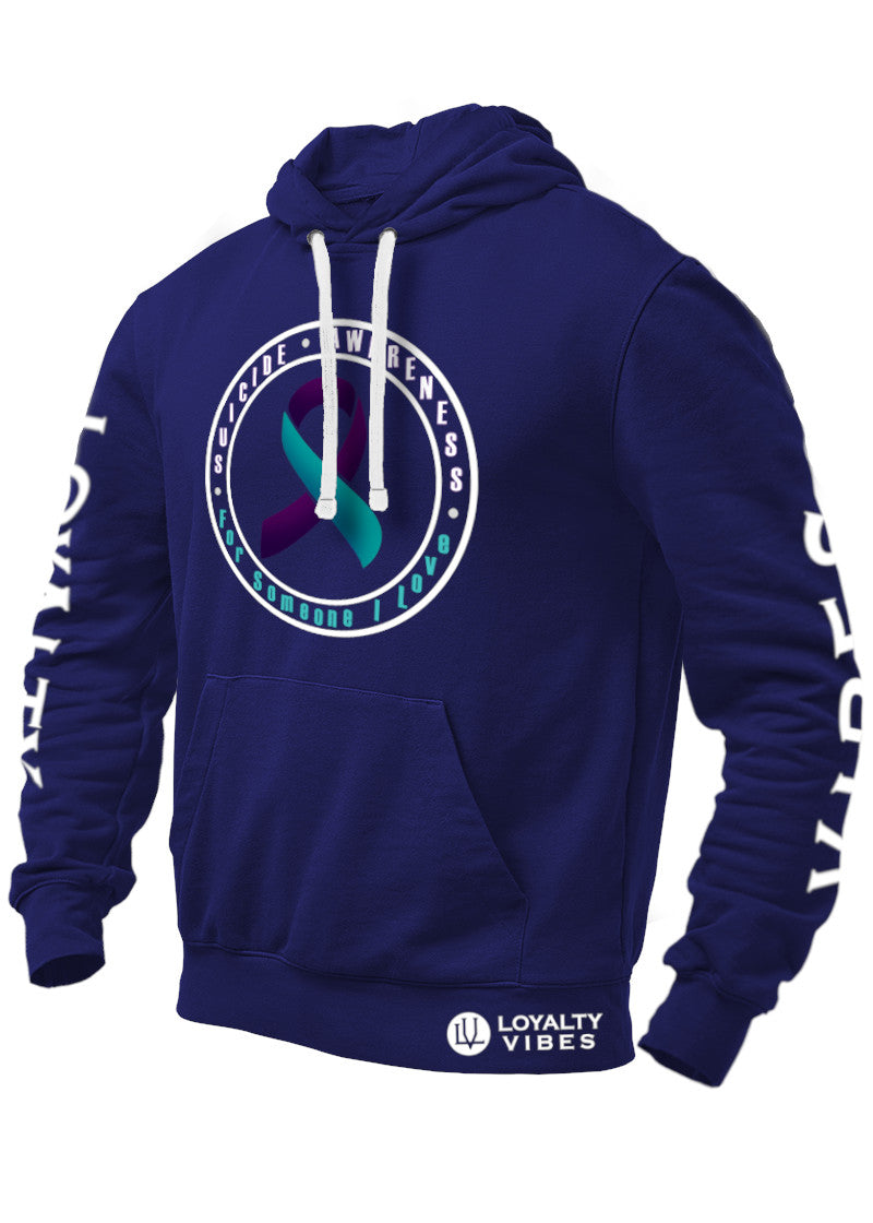 Loyalty Vibes Loyalty Vibes Suicide Awareness Prevention Graphic Hoodie Navy Blue