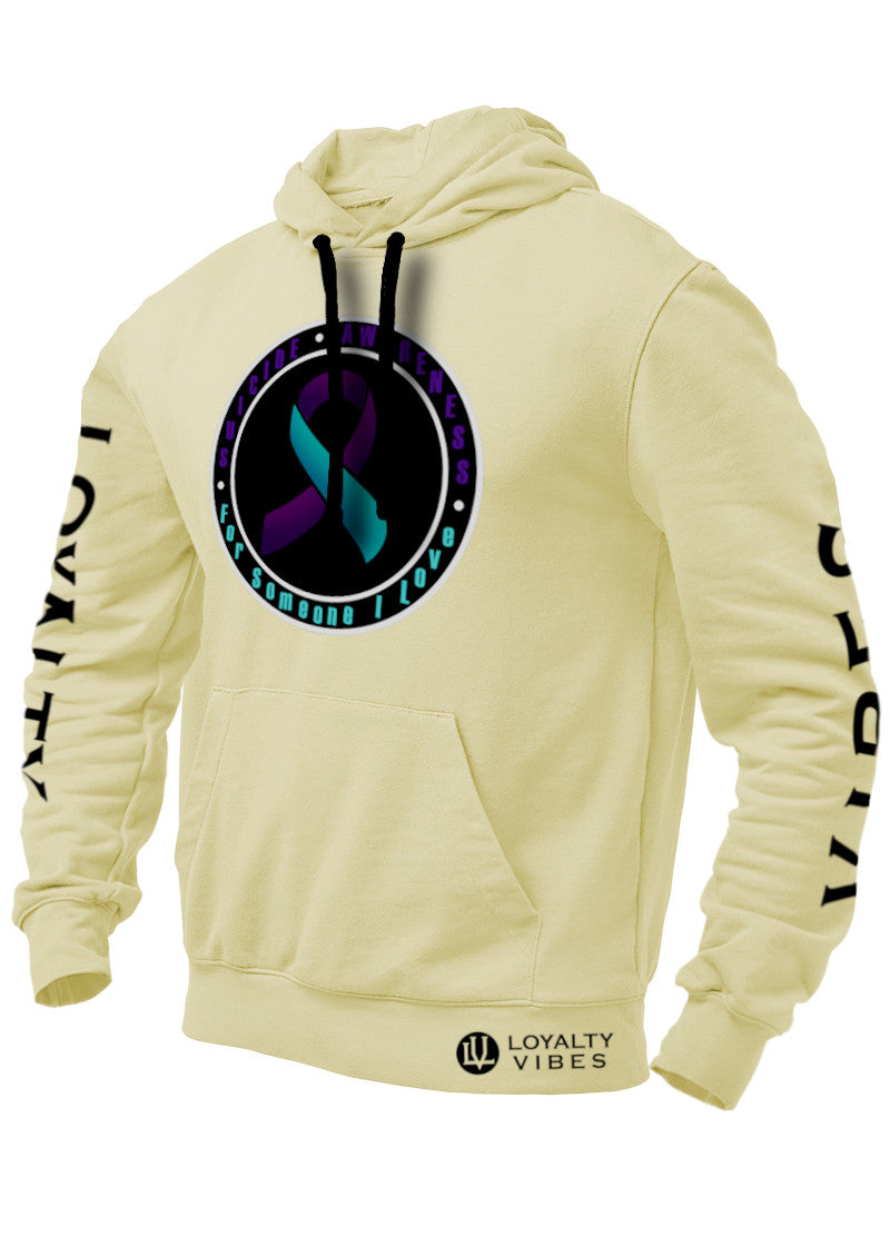 Loyalty Vibes Loyalty Vibes Suicide Awareness Prevention Graphic Hoodie Sandstone Black
