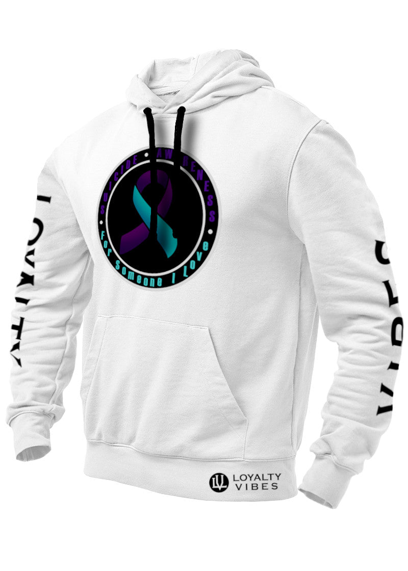 Loyalty Vibes Loyalty Vibes Suicide Awareness Prevention Graphic Hoodie White Black