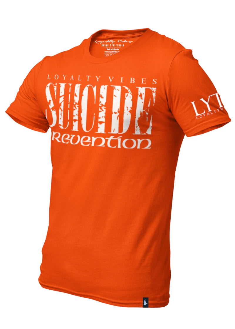 Suicide Prevention T-Shirt Orange - Loyalty Vibes