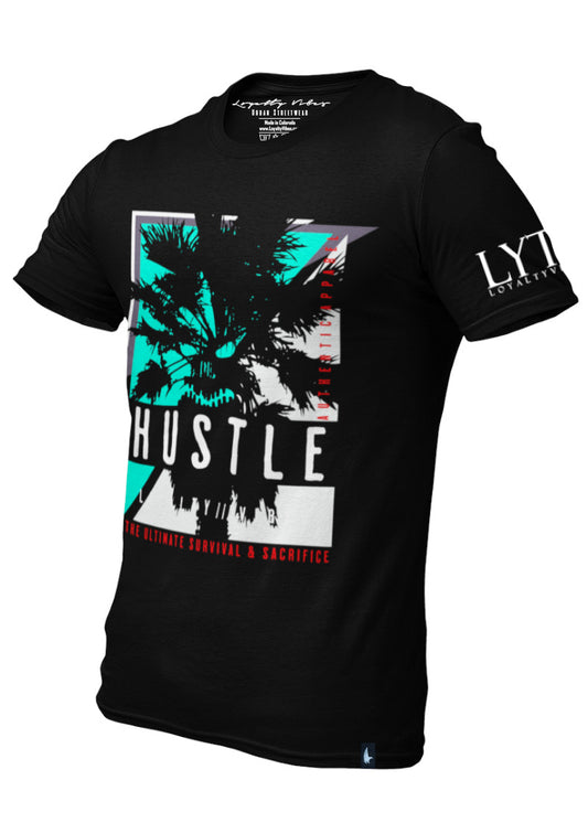 Loyalty Vibes Ultimate Hustle Graphic T-Shirt Black Loyalty Vibes