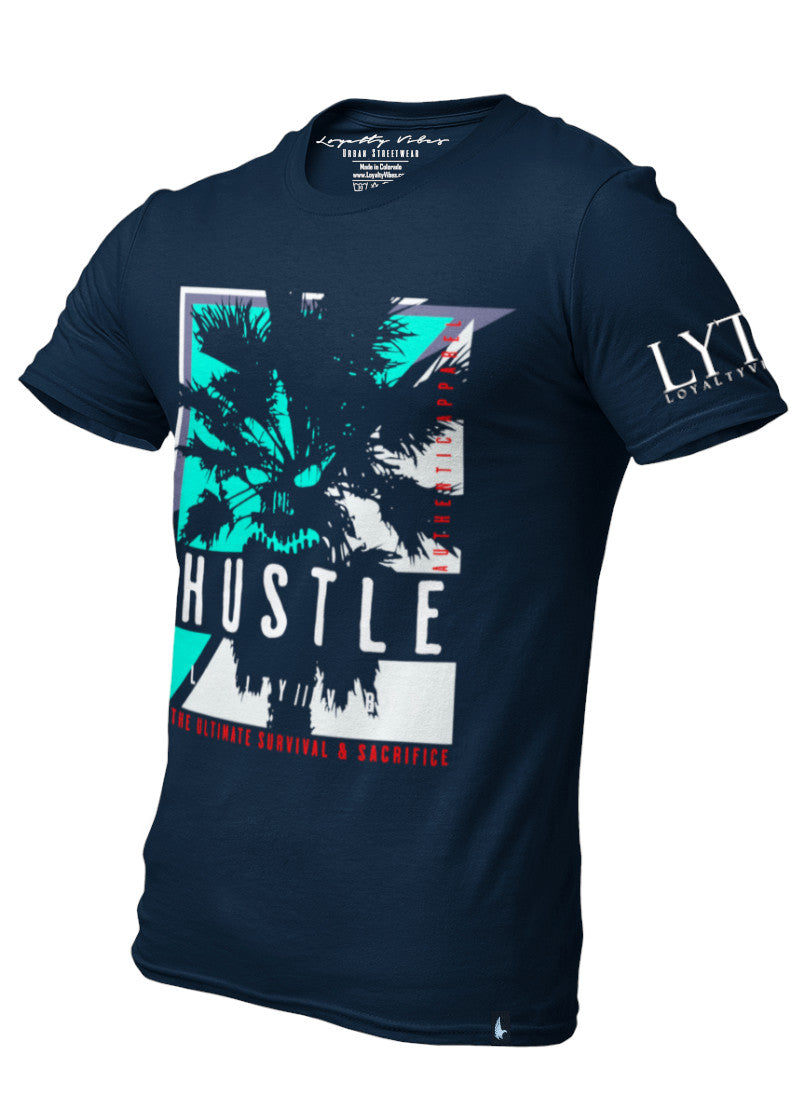 Loyalty Vibes Loyalty Vibes Ultimate Hustle Graphic T-Shirt Navy Blue