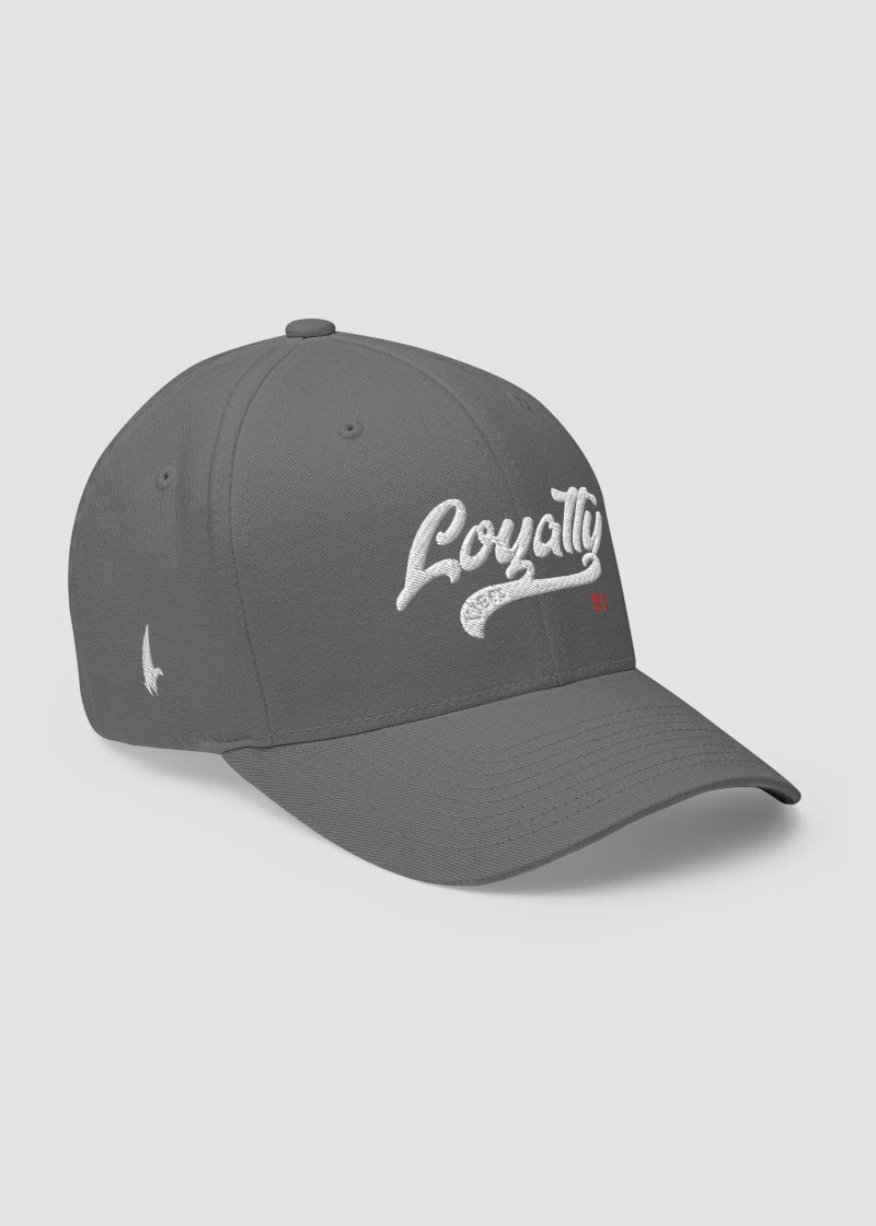 Varsity 21 Fitted Hat Grey - Loyalty Vibes