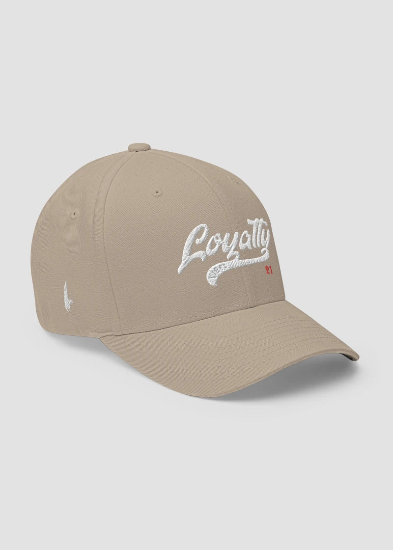 Varsity 21 Fitted Hat Sandstone - Loyalty Vibes