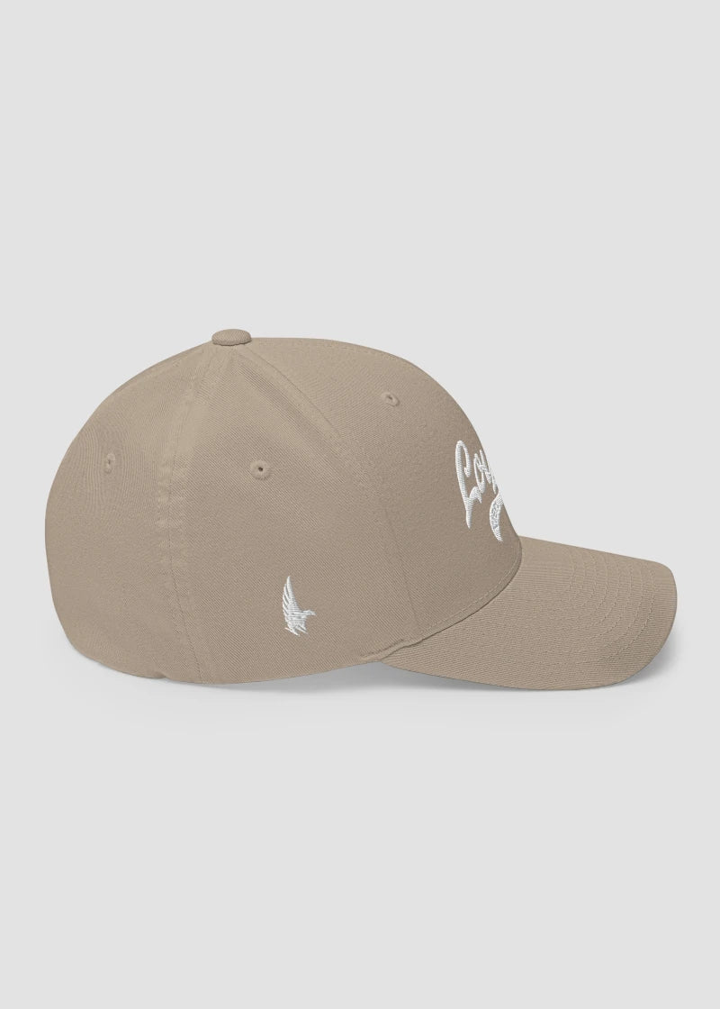 Varsity 21 Fitted Hat Sandstone - Right - Loyalty Vibes