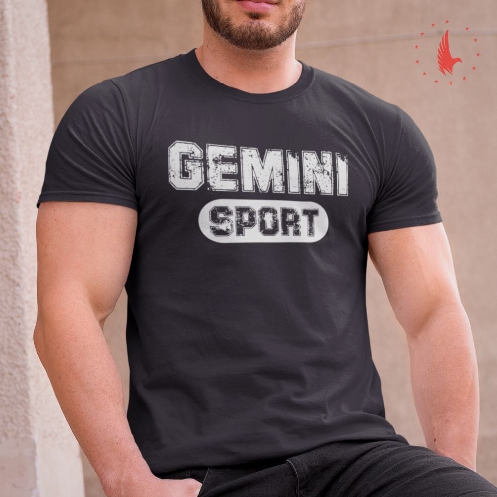 Loyalty Vibes Classic Gemini Sport T-Shirt heather black Loyalty Vibes