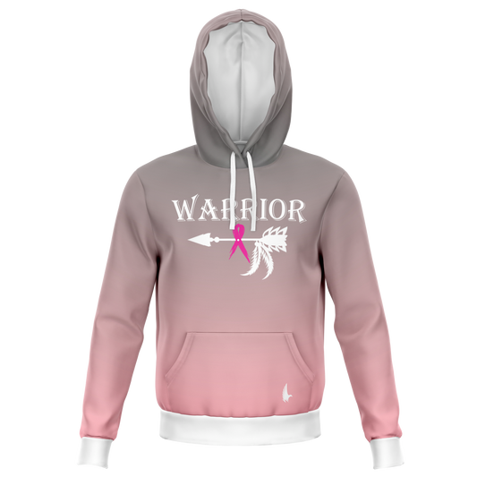 Ombre Breast Cancer Warrior Hoodie Loyalty Vibes
