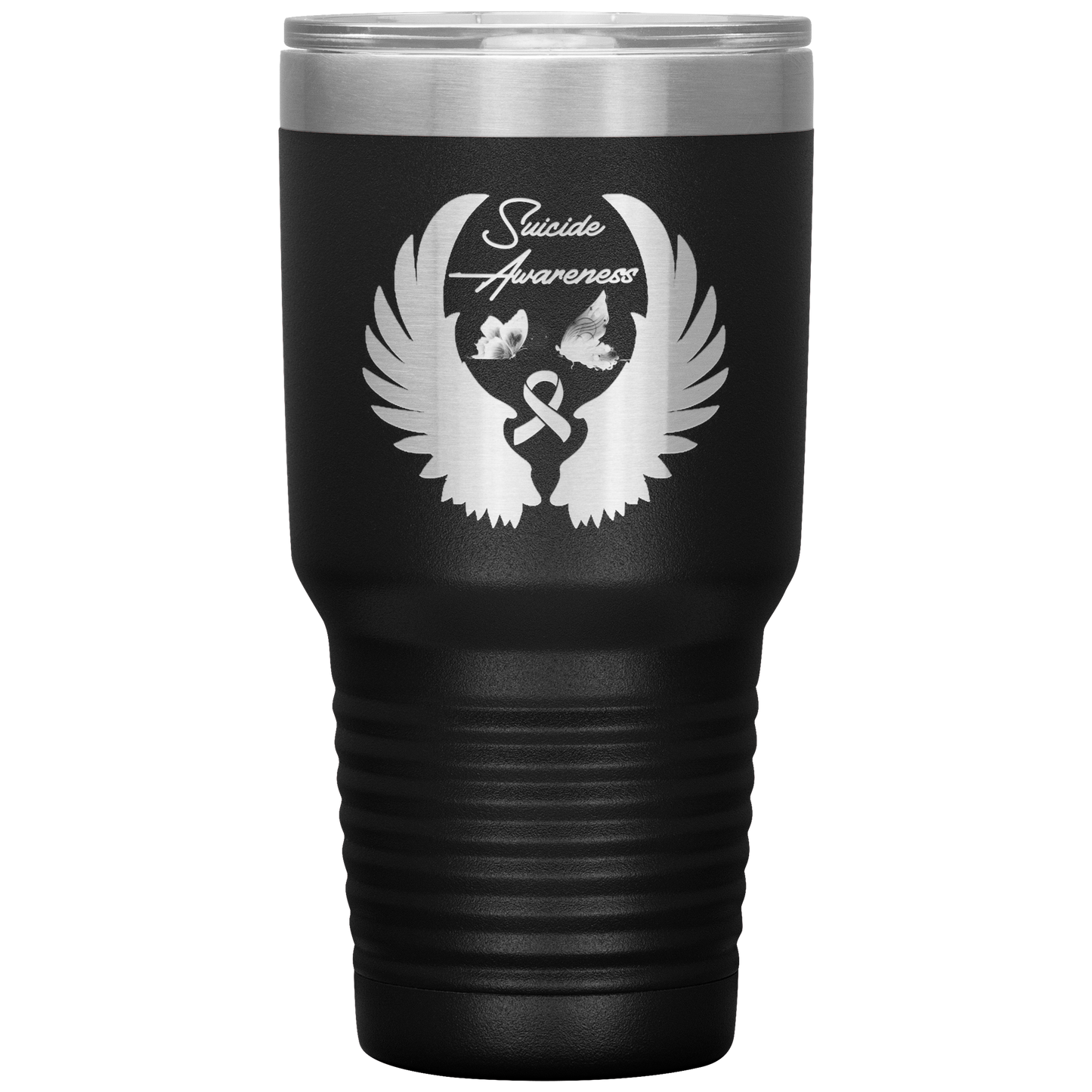 Loyalty Vibes Suicide Awareness Battle Tumbler Black