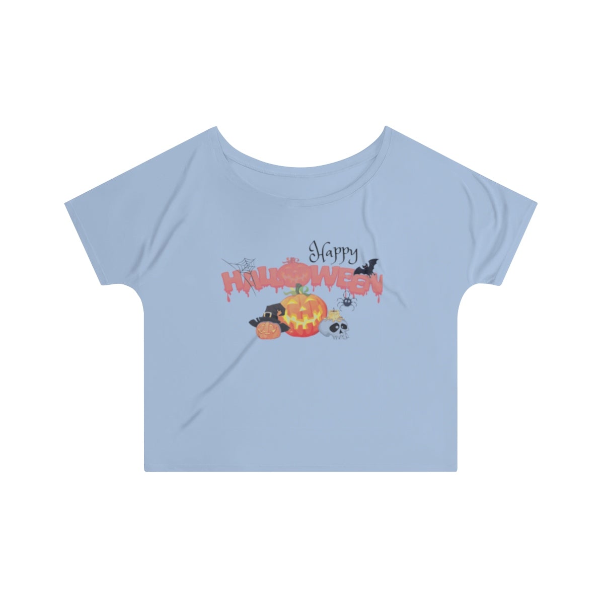 Women's Halloween Top Off The Shoulder Tee - Loyalty Vibes
