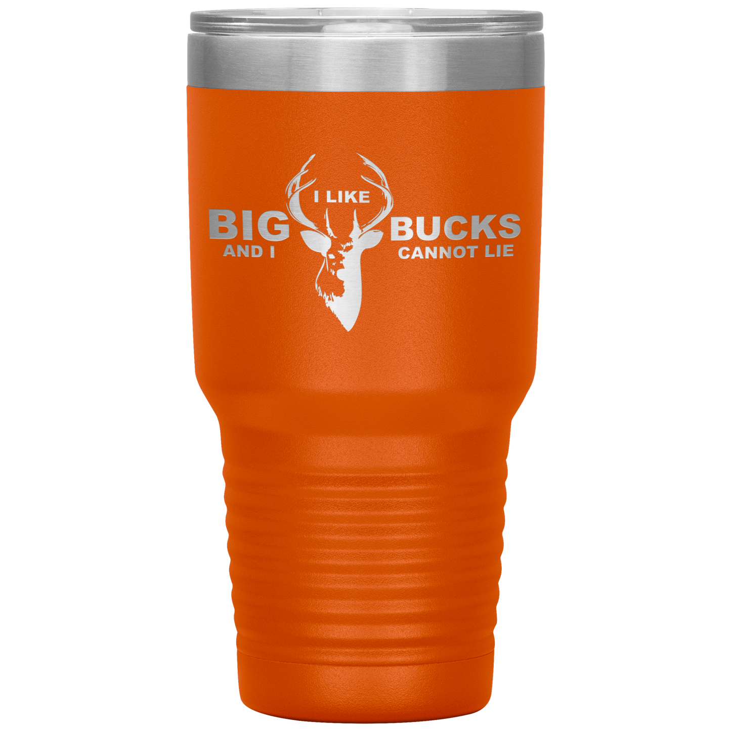 I Like Big Bucks And I Cannot Lie Tumbler Orange Loyalty Vibes