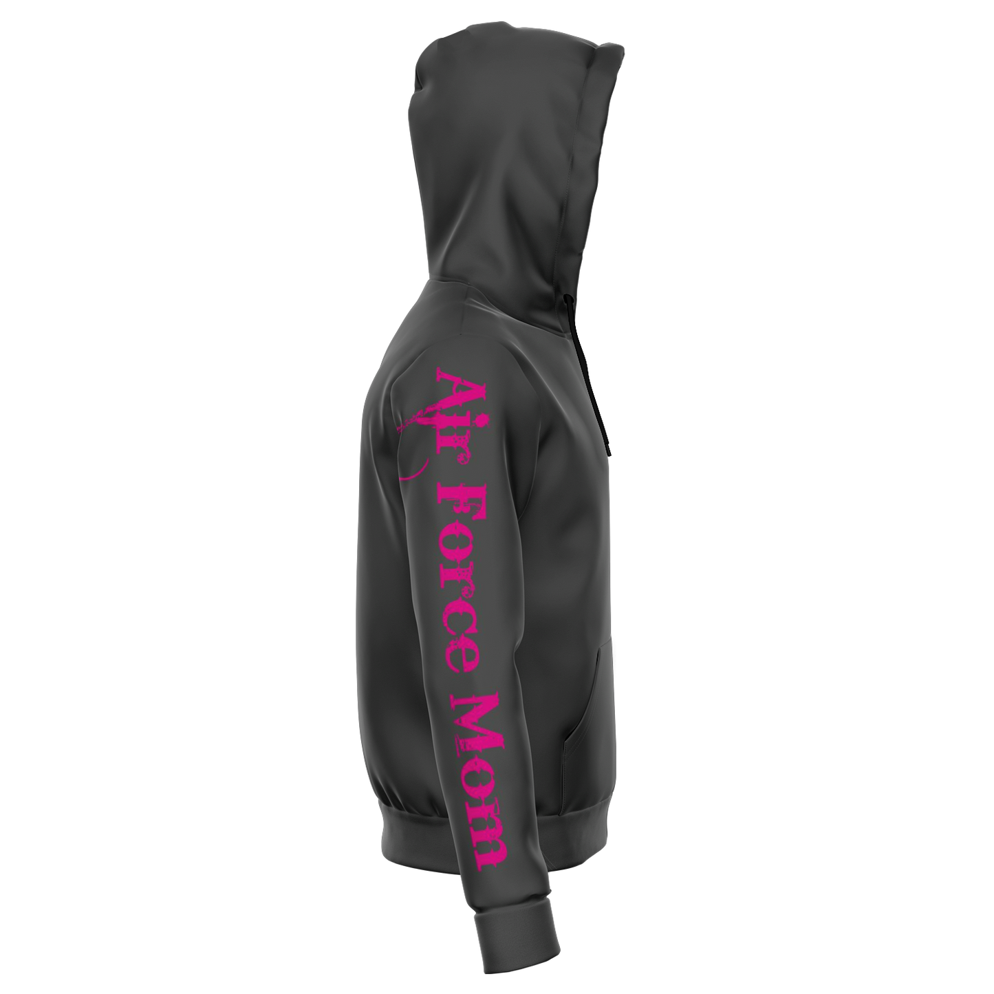 Air Force Mom Zip Up Hoodie Loyalty Vibes