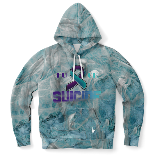 Fk Suicide Pullover Hoodie Blue Loyalty Vibes