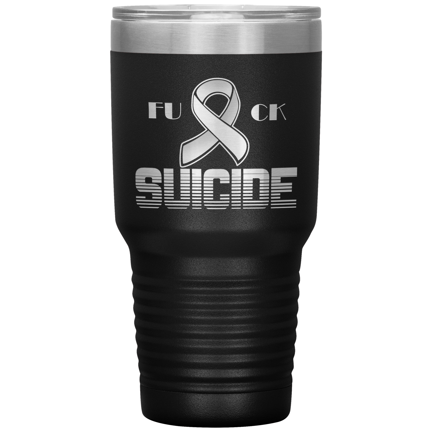 Fk Suicide Tumbler Black 30 oz. - Loyalty Vibes