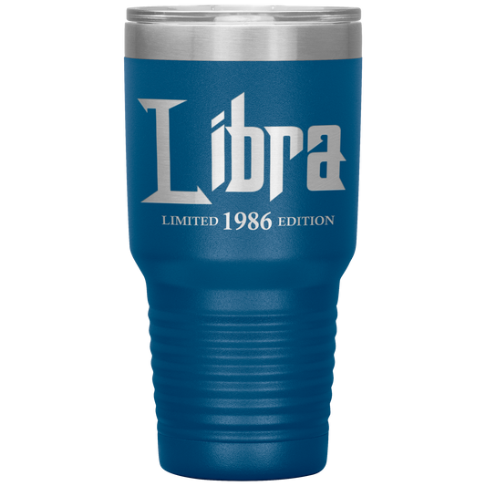 1986 Limited Edition Libra Tumbler Blue Loyalty Vibes