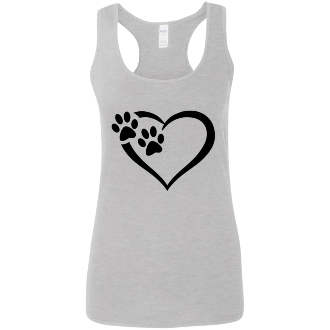 Paws Of Passion Summer Tank Top Sport Grey Loyalty Vibes