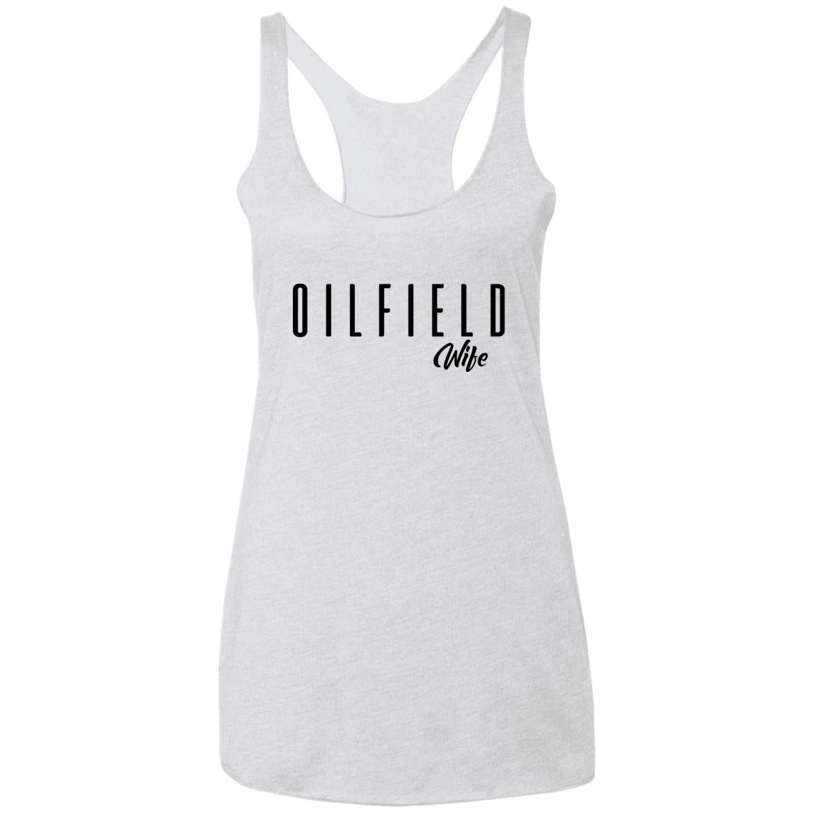 Oilfield Wife Tank Top Heather White Loyalty Vibes