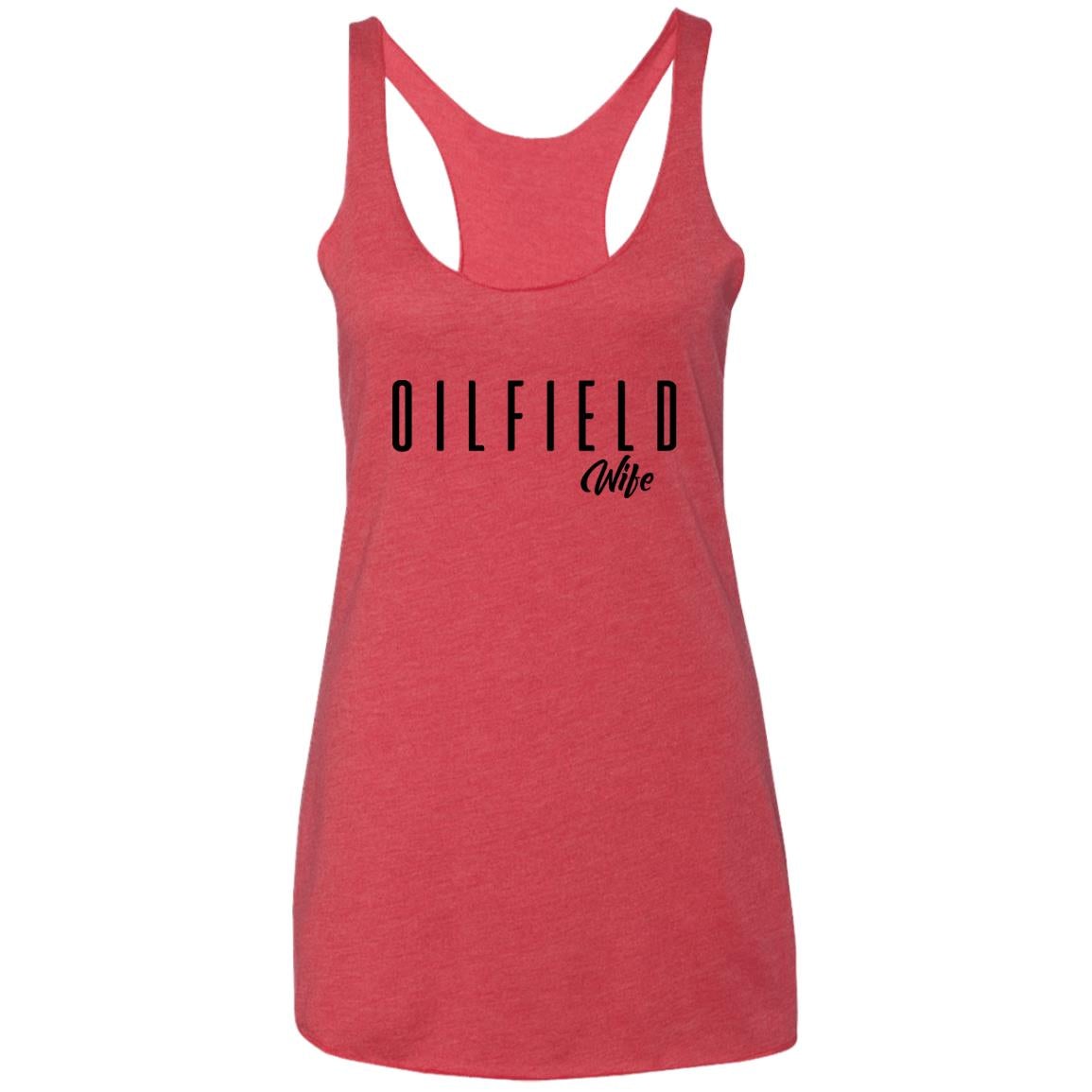 Oilfield Wife Tank Top Vintage Red Loyalty Vibes