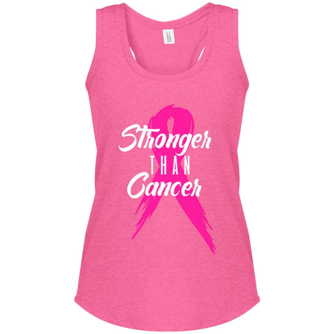 Loyalty Vibes I Am Stronger Than Cancer Tank Top Fuchsia Frost