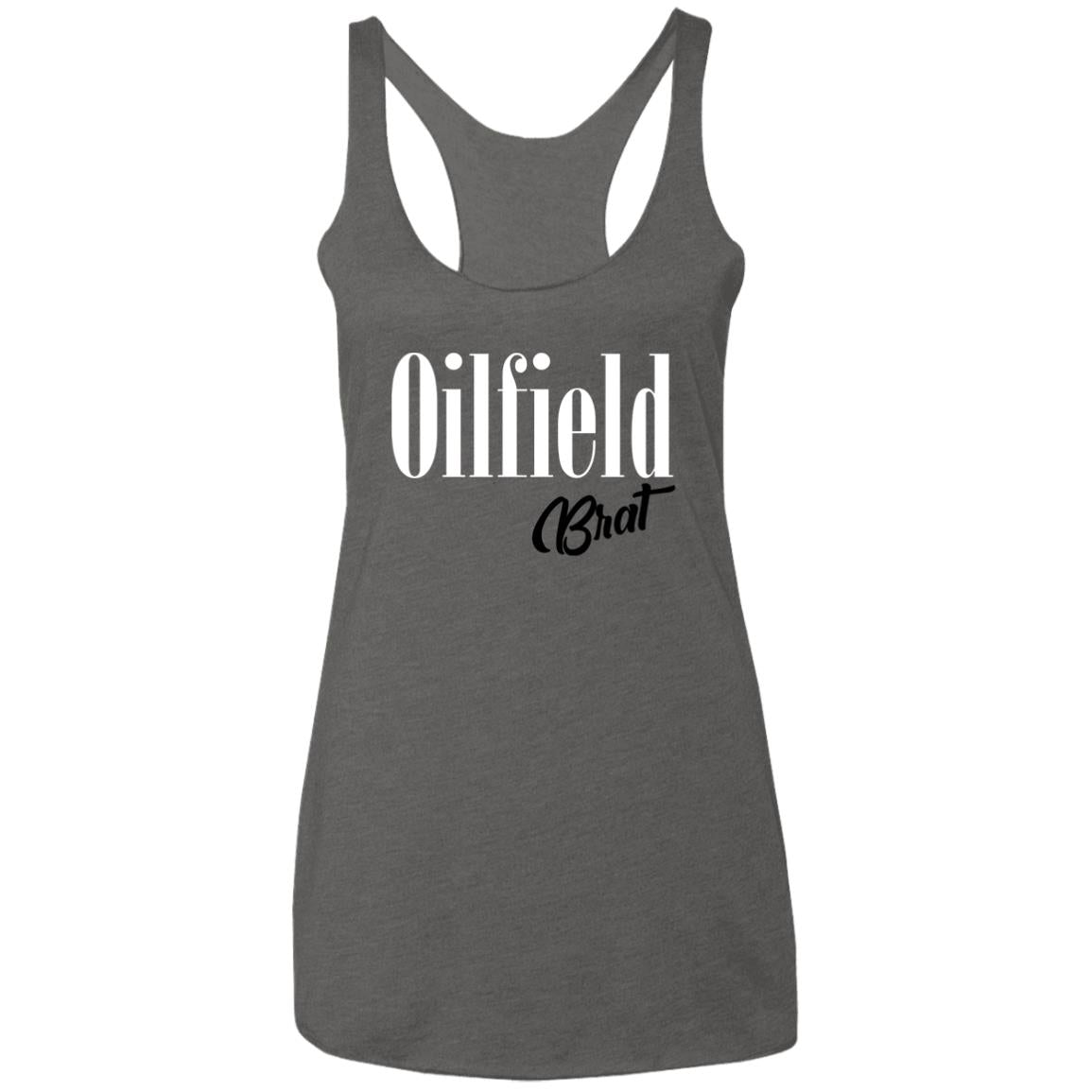 Oilfield Brat Tank Top Premium Heather Loyalty Vibes