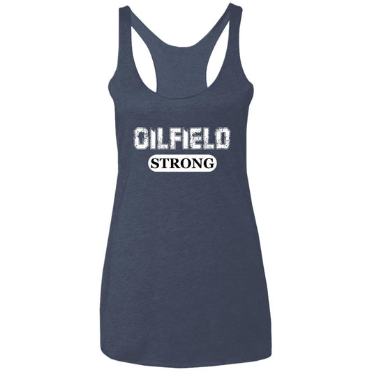 Oilfield Strong Tank Top Vintage Navy Loyalty Vibes