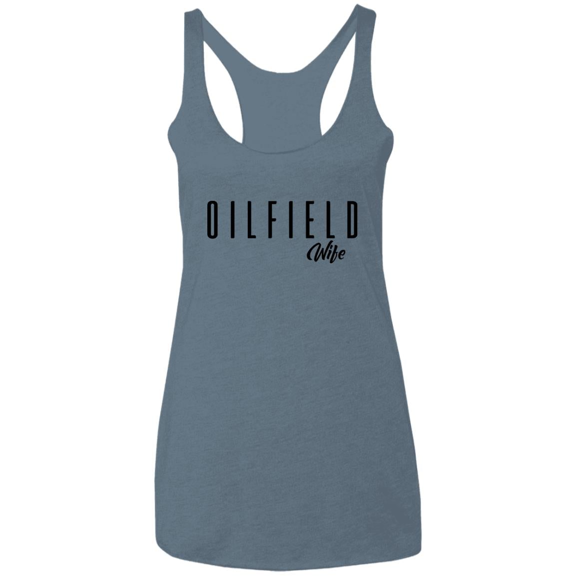 Oilfield Wife Tank Top Indigo Loyalty Vibes