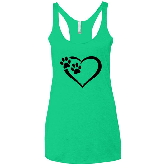 Ladies' Paws Of Passion Racerback Tank Envy Loyalty Vibes