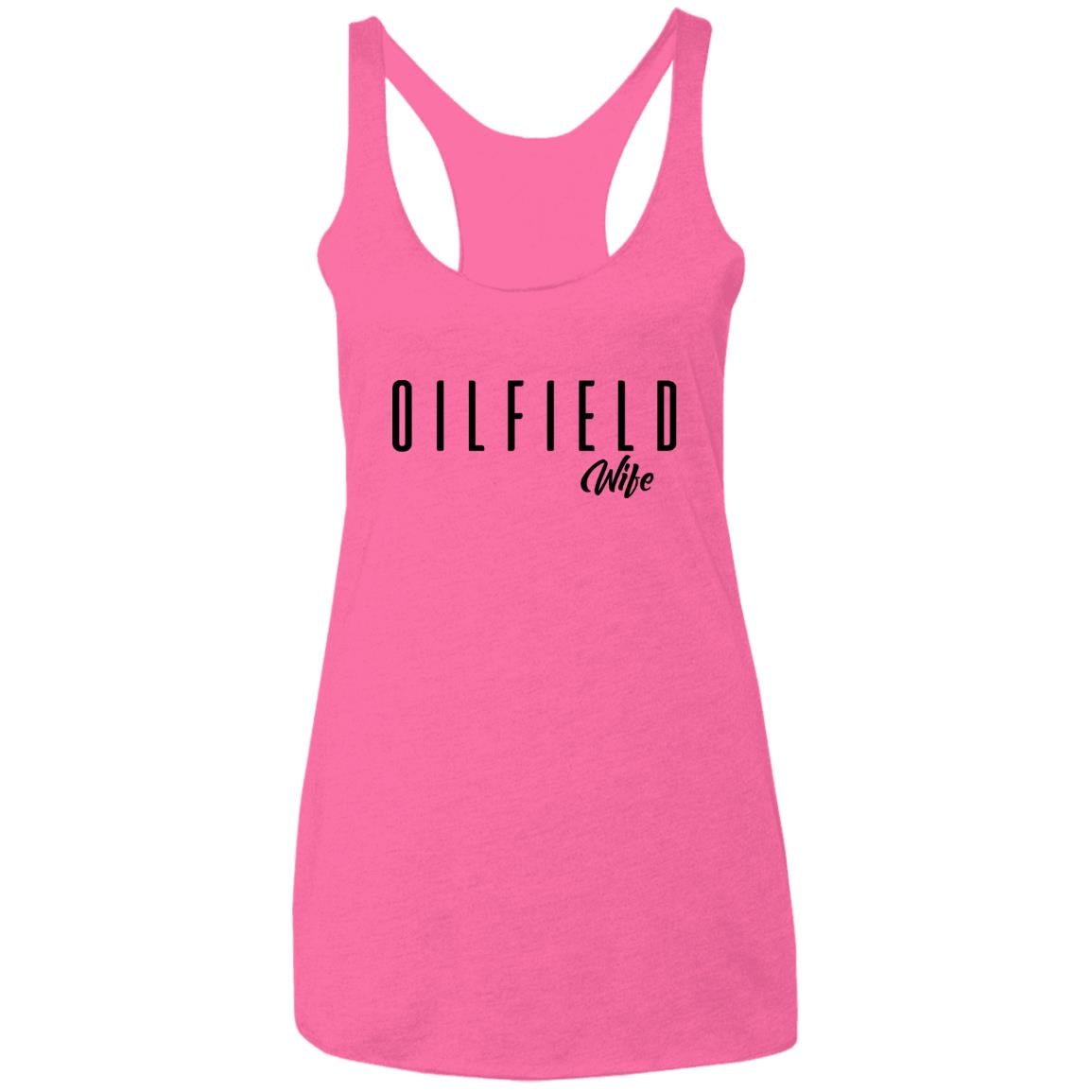 Oilfield Wife Tank Top Vintage Pink Loyalty Vibes