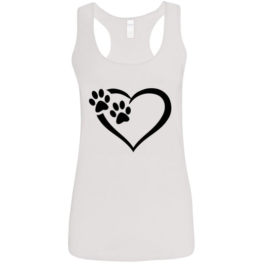 Paws Of Passion Summer Tank Top White Loyalty Vibes
