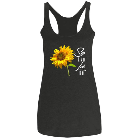 Sip And Let Go Women's Tank Top Vintage Black Loyalty Vibes