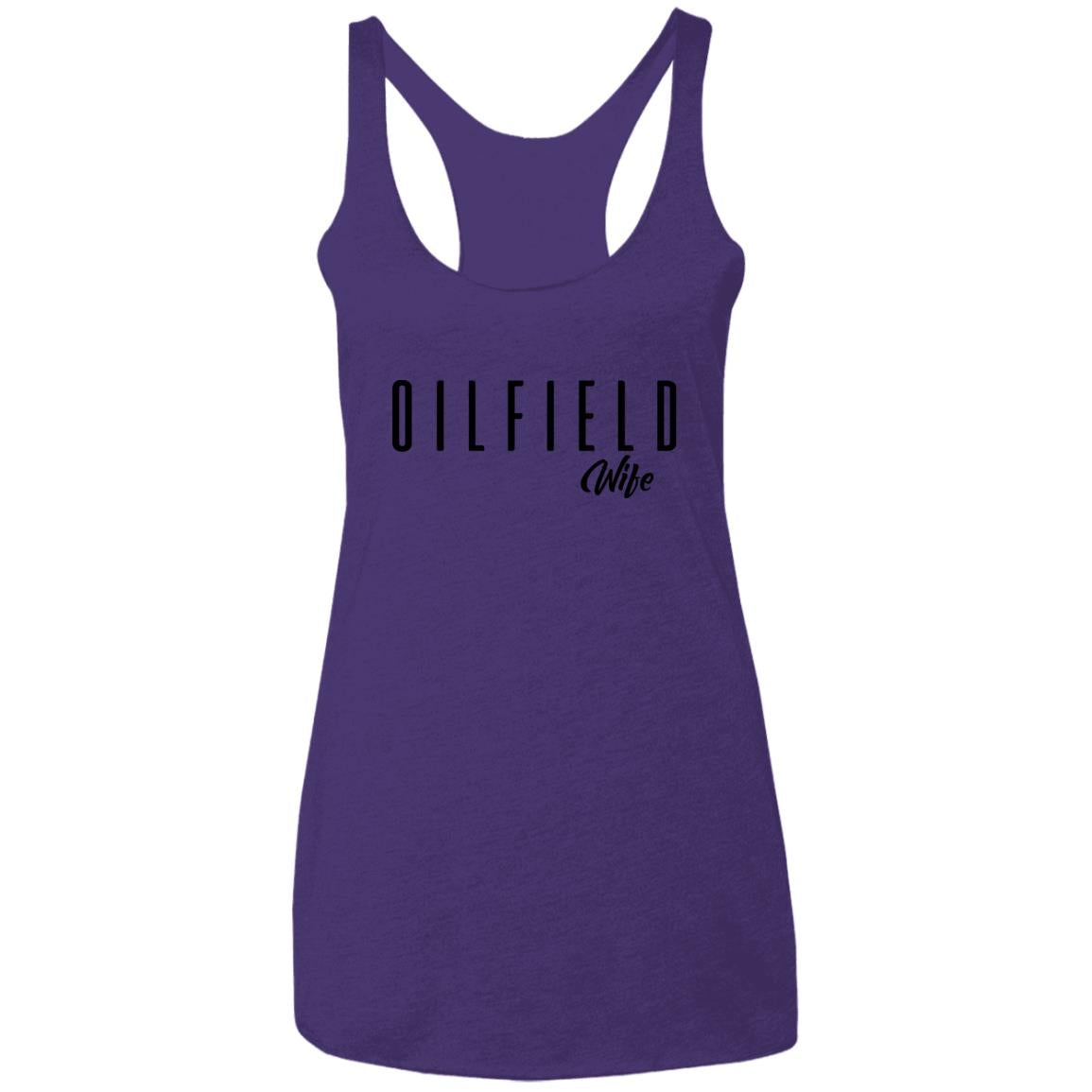 Oilfield Wife Tank Top Purple Rush Loyalty Vibes