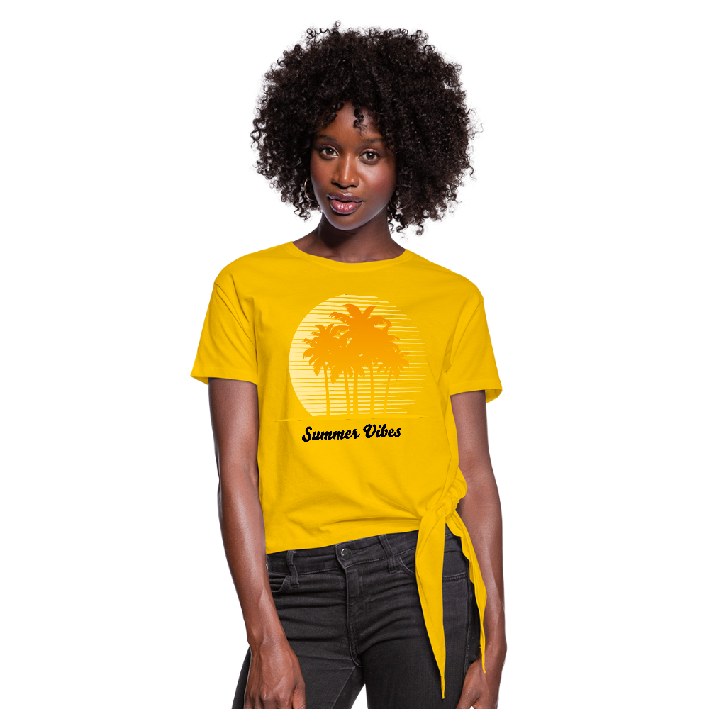 Summer Vibes Knotted Crop Top Loyalty Vibes
