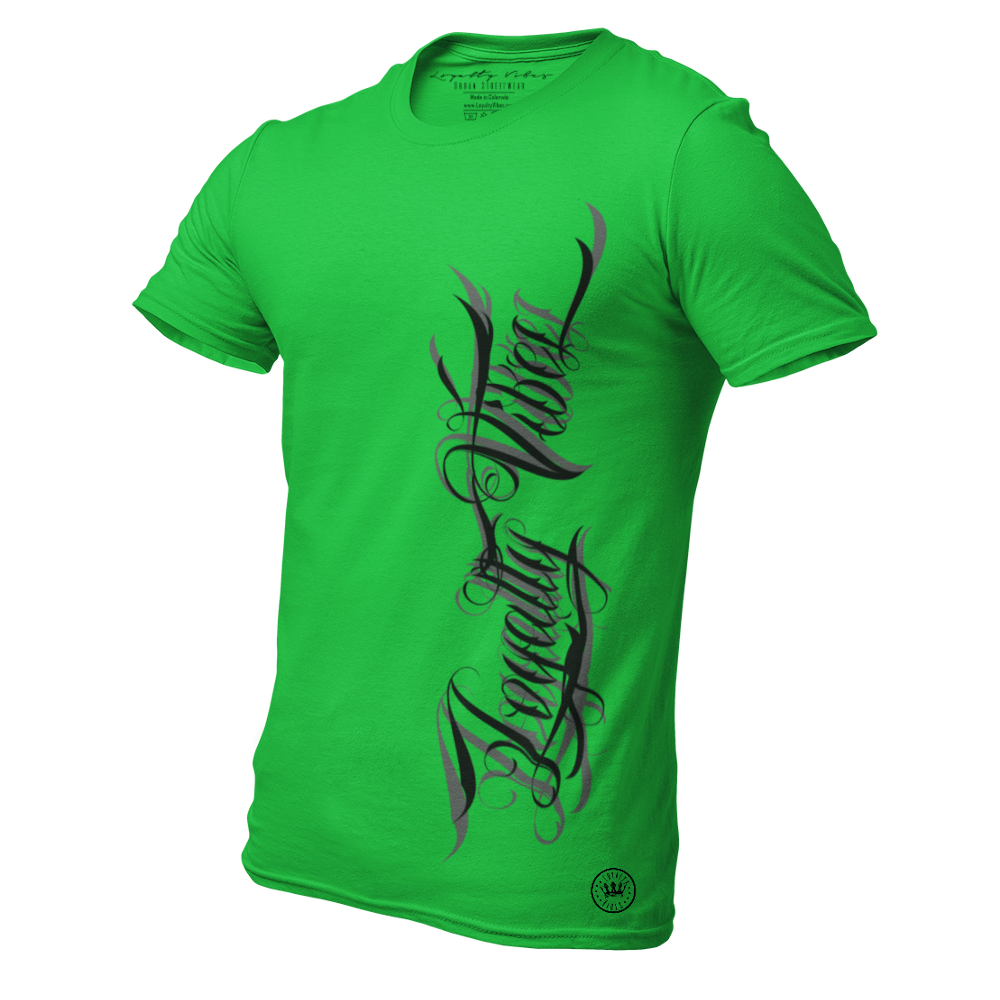 Loyalty Vibes Loyalty Vibes Magnitude Logo Graphic T-Shirt Green