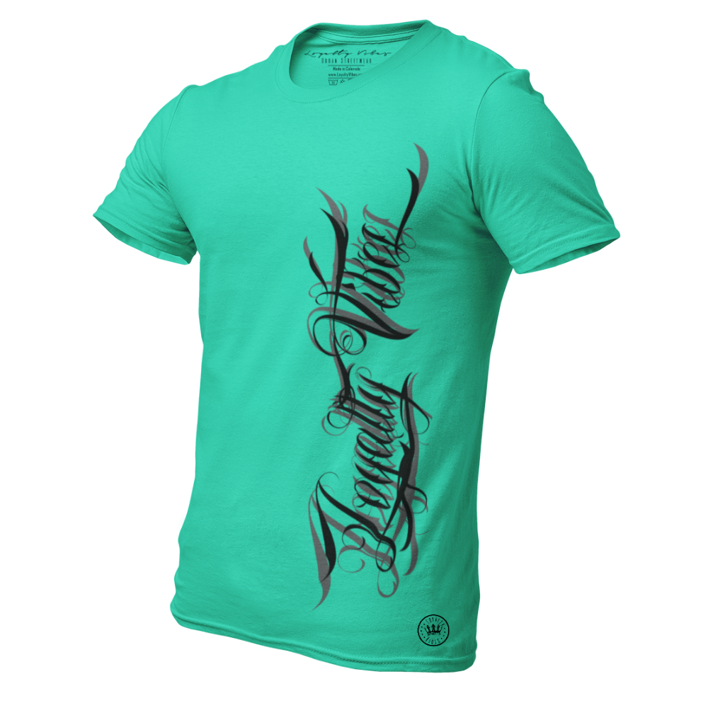 Loyalty Vibes Loyalty Vibes Magnitude Logo Graphic T-Shirt Teal