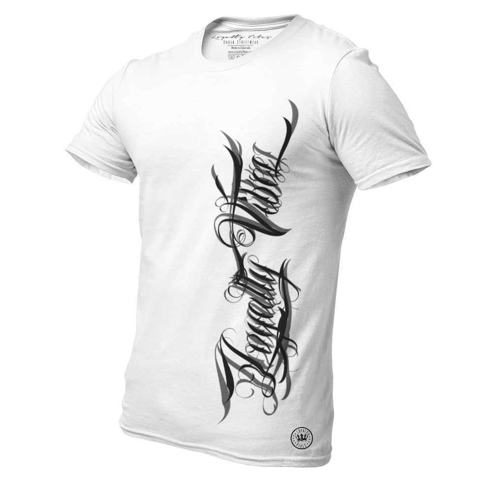 Loyalty Vibes Loyalty Vibes Magnitude Logo Graphic T-Shirt White