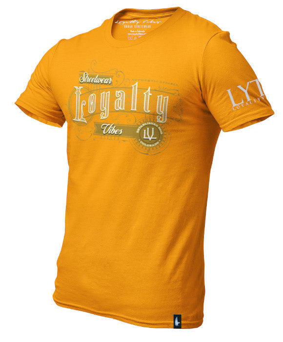 Loyalty Vibes Riders Graphic T-Shirt Gold Loyalty Vibes